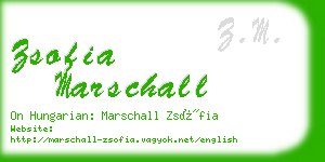 zsofia marschall business card